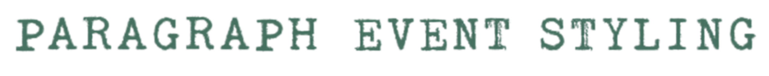 Paragraph Event Styling